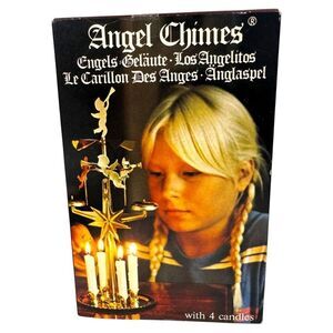New Angel Chimes Candle Holder Brass‎ Original Swedish Christmas Design